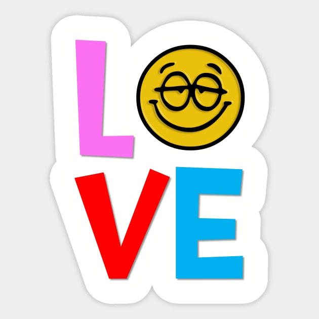 Love smiley face emoji women’s be happy style Sticker by Girl Gang Leader